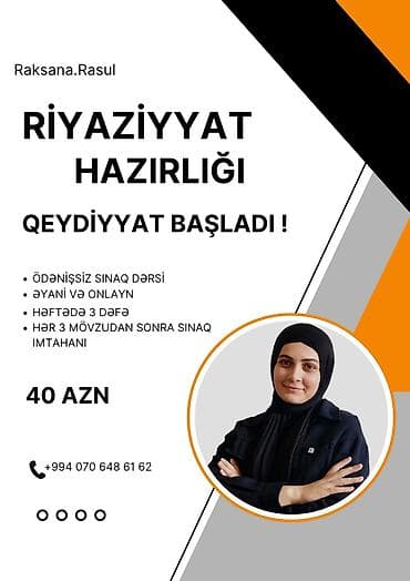 Repetitor, Riyaziyyat, Azərbaycan dili