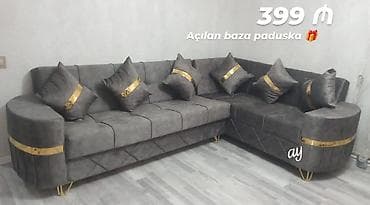 yeni model divanlar: *Künc divan* Yeni sifarişlə hazırlanır rəng seçimi var Ölçü 2×280 — 1
