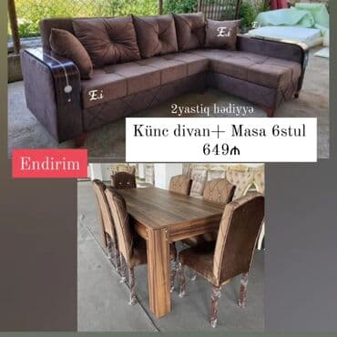 Yeni, Künc divan, Qonaq otağı üçün, Açılmayan, Türkiyə