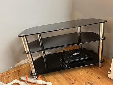 goran mebel: Künc Tv altlığı, Polkalı, Şüşəli — 2