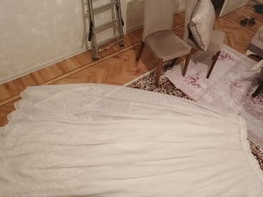 Rum ştorları: 4metr karniz üçün 10metrden qoşa sklad tikilmiş kətan pərdə — 4