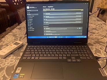 prosessor satilir: Lenovo noutbuk – 15.6" ekranlı, Intel Core prosessorlu və NVIDIA — 6