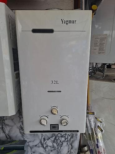 Reklam, çap: Qazla işləyən axın tipli su qızdırıcıları Markalar: Yagmur 32L, TERMO — 1