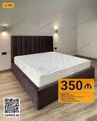 dosekceler: İkinəfərlik çarpayı, Bazalı, Matras ilə, Siyirməsiz — 1