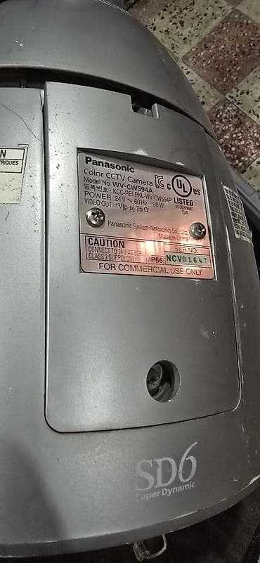 Panasonic WV-CW594A – SD6 Super Dynamic PTZ müşahidə kamerası - Tip — 3