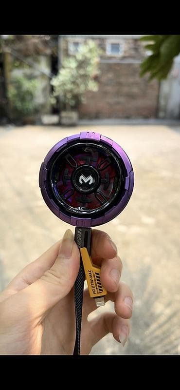 Audio: Mobil oyun soyuducusu – maqnitli dairəvi dizayn, bənövşəyi korpus — 3