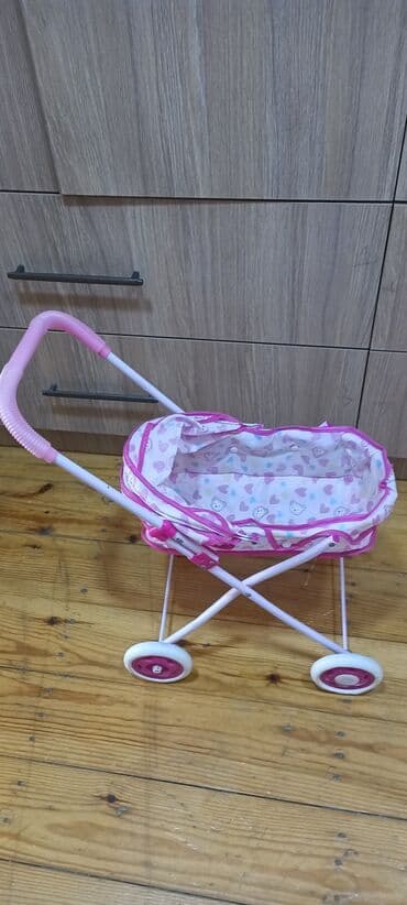 gəlinciklər üçün uşaq arabaları: İki tutacaqlı araba, Cins: Qız — 2