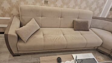 Qida məhsulları: Künc divan, Açılmayan, Bazasız, Parça, Çatdırılma yoxdur — 1