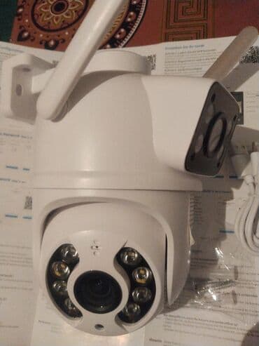 камера видеонаблюдения: WİFİ KAMERA Ajax tərəfindən istehsal edilmiş silindrik formalı — 4