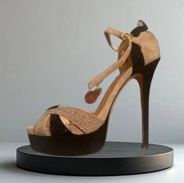 bu слипоны: Размер: 37, цвет - Бежевый, Б/у — 4