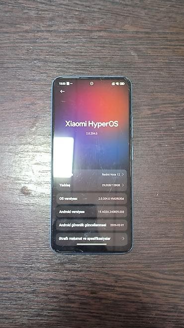 a 52 128: Redmi Note 12, 128 GB, rəng - Mavi, Barmaq izi — 3