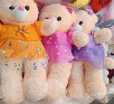 Məhsul: Pliuş ayıcığındən oyuncaqlar Təsvir: - Yumşaq, toxunuşa xoş