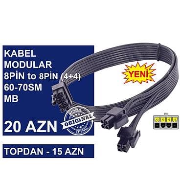 huawei internet modem: Kabellər "4/8/24pin/MOLEX CPU/MB Original" MƏHSULLAR TAM ORİGİNALDIR — 9