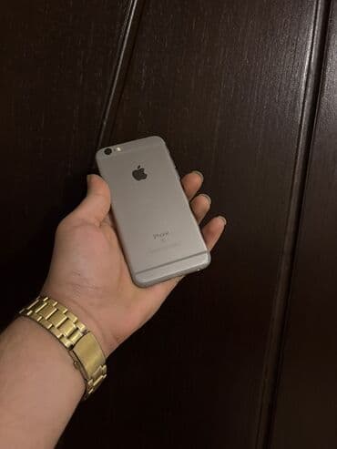 Apple iPhone: IPhone 6s, Gümüşü, Barmaq izi — 6