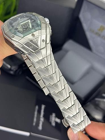 gaddar bileklik: Yeni, Qol saatı, Hublot, rəng - Qara — 8