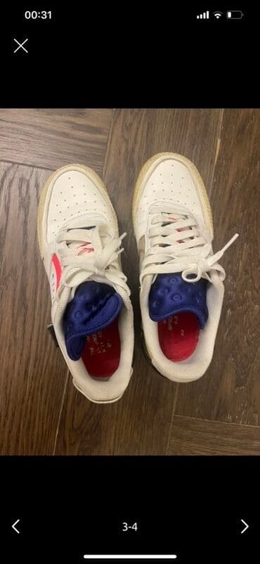 qadın krosovkaları yay üçün: Məhsul: Krossovka cütü Təsvir: - Model stilinə uyğun, ağ əsas rəngdə — 3