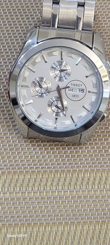 oğlan sepləri: İşlənmiş, Qol saatı, Tissot, rəng - Gümüşü — 15