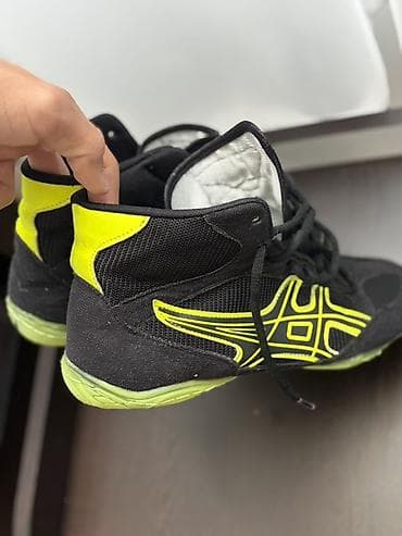 şəffaf ayaqqabilar: ASICS güləş ayaqqabısı - Model: ASICS mat shoes (boğazdan yuxarı – — 2