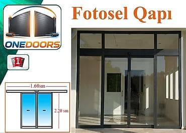 Fotosel Qapı ON-100 Bu qapıların üstün cəhətlərı : ✅ səssiz açılıb