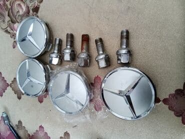 teker disk: Mercedes təkər boltu və təkərin ortasına emblem işlənmiş ancaq əla — 3