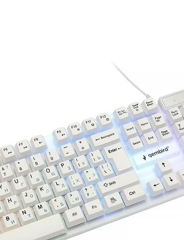 klavyaturalar: Gembird oyun klaviaturası - Rəngli Rainbow işıqlandırma: bütün səth — 7