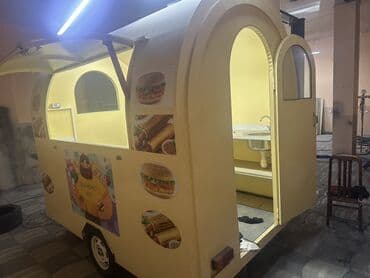 qoşqu lapetlər: Yemək treyleri (mobil fast-food qoşqusu) - Təkərli qoşqu tipli mobil — 3