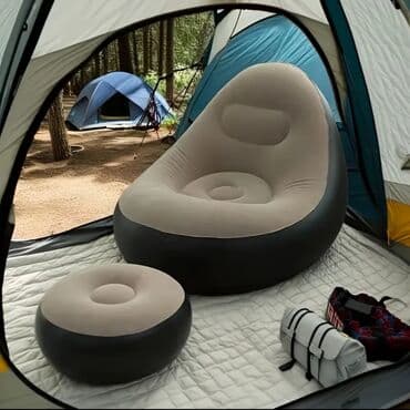 kravatyanı pufik: Yeni, Pufik oturacaq, rəng - Boz, Ödənişli çatdırılma — 2