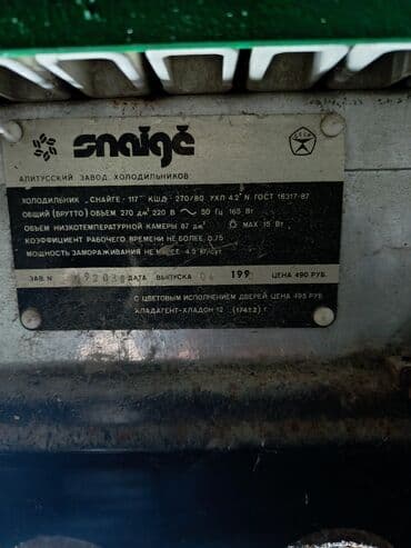 Mətbəx kombaynları və doğrayıcıları: Yaşıl rəngdə iki qapılı soyuducu - Tip: məişət soyuducusu, iki — 9