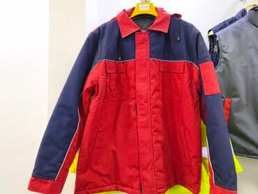 Svitşotlar: İşçi gödəkcəsi – iki rəngli model - Rəng: qırmızı və tünd göy — 1