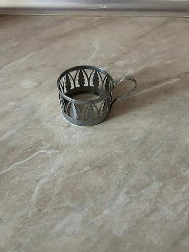 serviz alıram: Çay dəsti, rəng - Gümüşü, Metal — 1