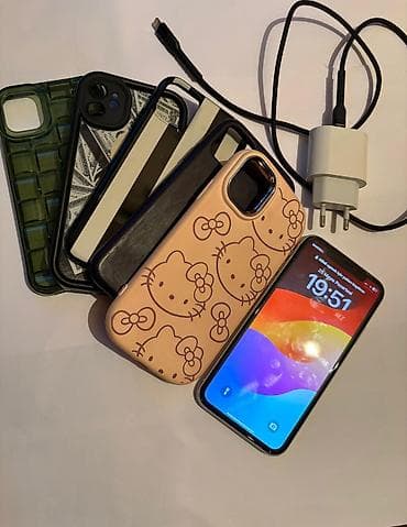 iphone 15 pro kreditlə: IPhone 11, Ağ, Face ID — 3