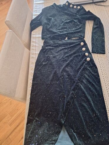 klassik geyim: Versace vilur dəst,super materialı var azca strecdir S-M razmerlərə — 1