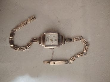raymond weil: Antik "ЗАРЯ" qadın qol saatı — 583 əyar qızıl Sovet dövrünə aid — 4