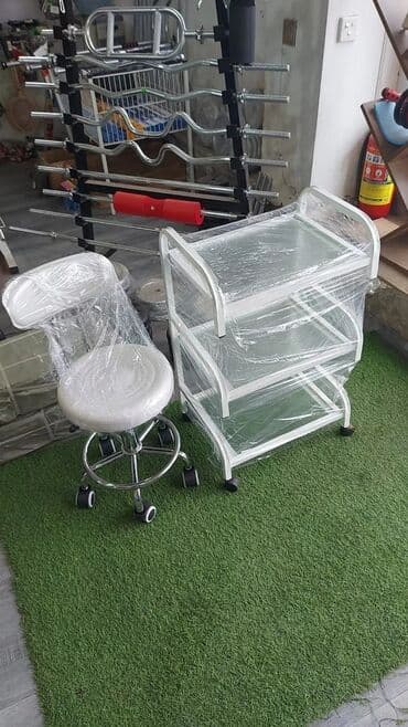 куханная мебель: Новый, Косметологическая кушетка, Нескладной, цвет - Белый — 24