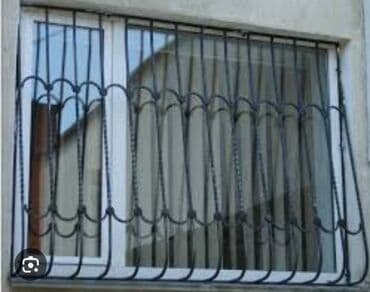 решетки на окна: Dəmir pəncərə barmaqlıqları - Material: qalınarmaturlu, bərkidilmiş — 5