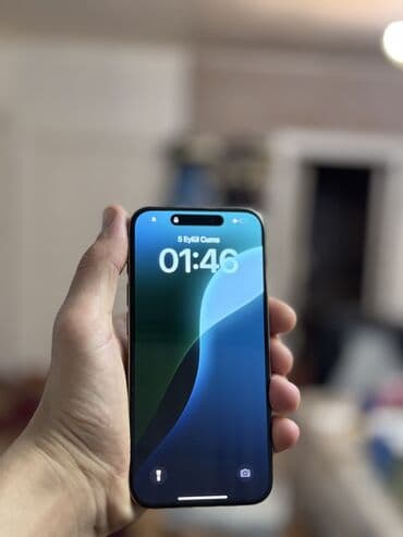 iphone 17 qiyməti: IPhone 15 Pro, 128 GB, Natural Titanium, Face ID — 10