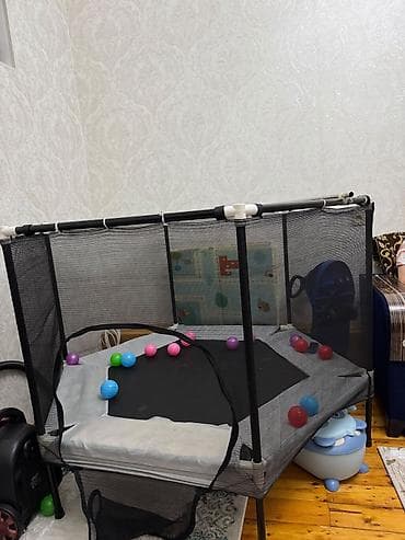 Batutlar: Uşaq üçün ev içi mini batut/trampolin - Ölçü: təxmini altıbucaqlı — 2