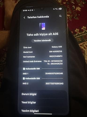 samung a12: Samsung Galaxy A05, 128 GB, rəng - Qara, İki sim kartlı — 1