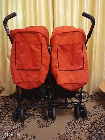 stokke коляска: Коляска для двойни, Б/у, Платная доставка — 3