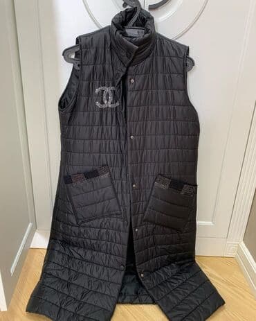 uşaqlar üçün demisezon jiletkalar: Jilet, XL, rəng - Qara — 1