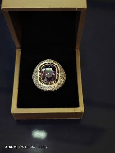 1 qram qızılın qiyməti 2024 750: Üzük, Çəhrayı qızıl, 585 Əyar, Aleksandrit — 1