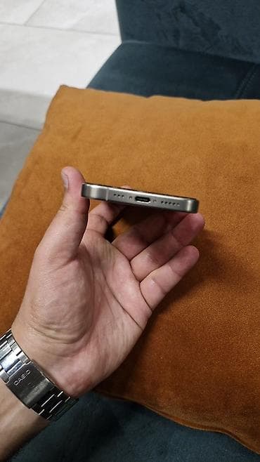 ipad pro 3: IPhone 15 Pro, 128 GB, Natural Titanium, Face ID, Sənədlərlə — 6