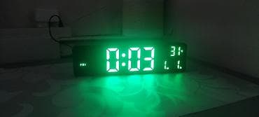 ev saati: Masaüstü saatlar, Elektron, Zəngli — 1