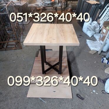 bar stul: Bar masası, Yeni, Açılmayan, Laminat, Dördbucaq masa — 10