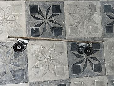 Спорт и отдых: Taxta gövdəli retro üslubda longboard/skateboard. Endirim olacaq 30 — 6