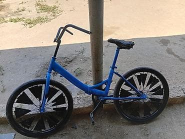 Şəhər velosipedləri: Şəhər kruizer tipli velosiped – fərqli dizayn - Rəng: mavi (tam — 3