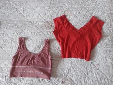 женские кофты из мериноса: 2 ədəd qadın üst geyimi dəsti 2 si bir yerde 5 AZN - Qırmızı top — 2