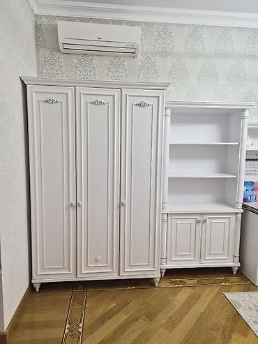 2 li kravat: Qız üçün, Təknəfərlik çarpayı, Yazı masası, Dolab, Termo — 1