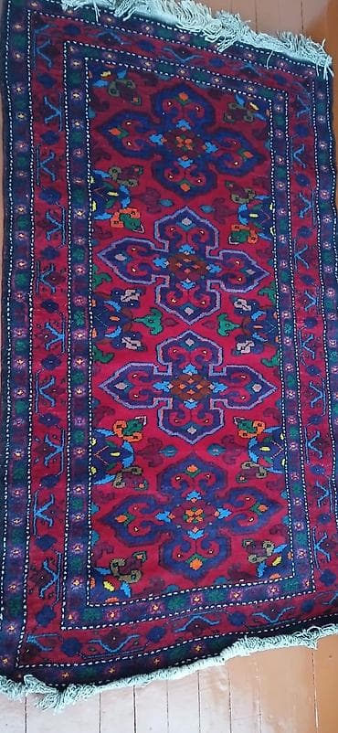 gence xalca: Xalça – əl toxuması, yundan - Material: təbii yun saplar - Toxuma — 3