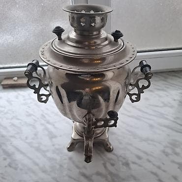 qədim samovar satisi: Klassik metal samovat və höhnə qədimidir və rusundur qiymət buna — 1